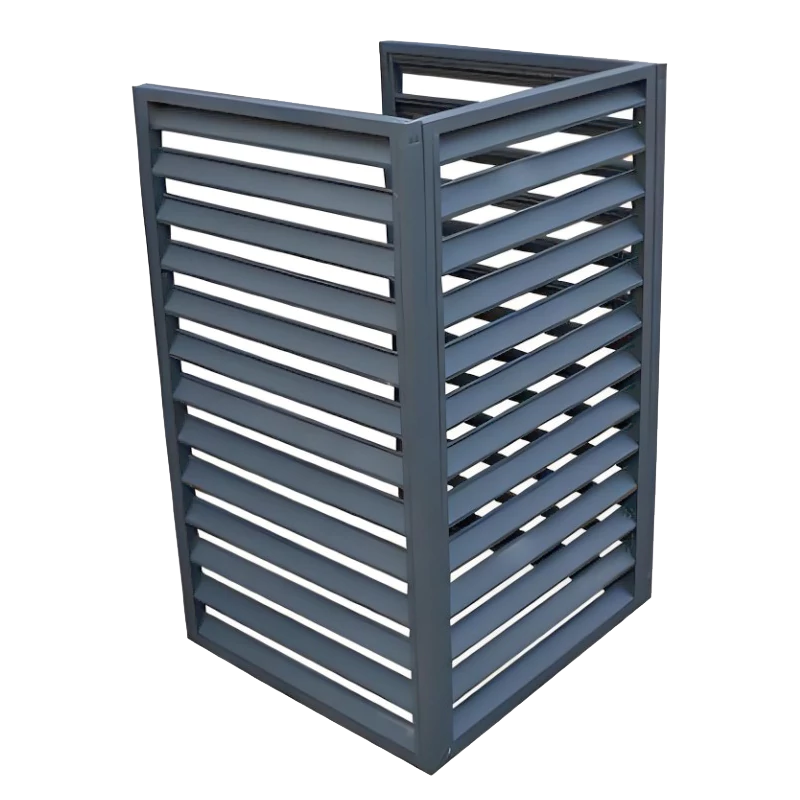 百叶状铝合金空调罩
